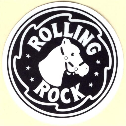 Rolling Rock-Aufkleber