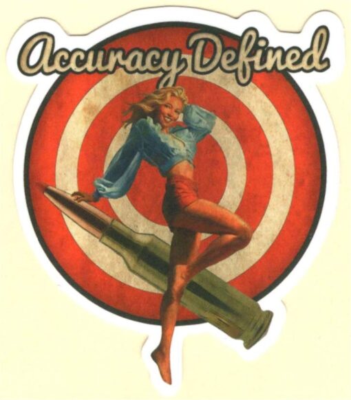 Sticker Pin Up Girl