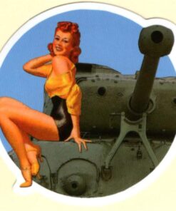 Sticker Pin Up Girl