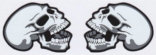 Skull sticker set