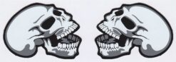 Skull sticker set