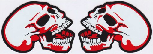 Totenkopf-Aufkleber-Set