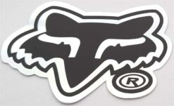 FOX Racing chrome sticker