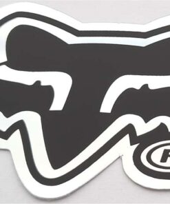 FOX Racing chrome sticker