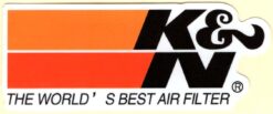 K&N High Flow Air Filters sticker