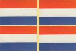 Aufkleberbogen mit niederländischer Flagge