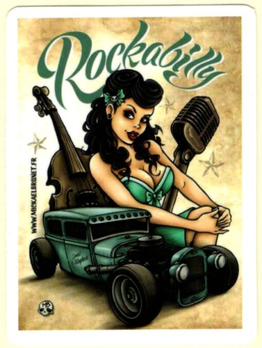 Rockabilly-Aufkleber