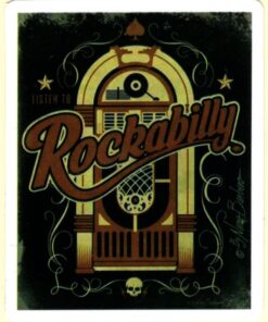 Rockabilly-Aufkleber