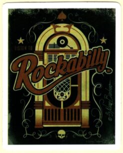 Rockabilly-Aufkleber