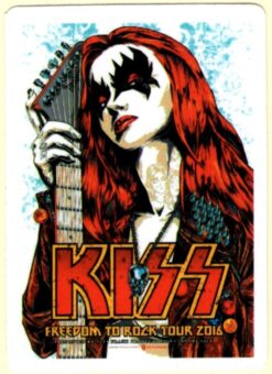 Kiss sticker