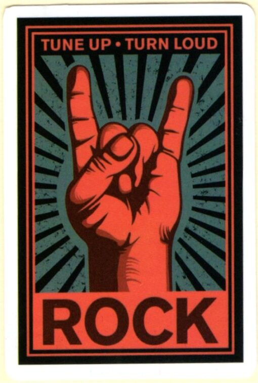 Rock Tune Up Turn Loud sticker