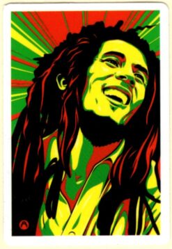Bob Marley Aufkleber