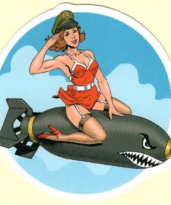 Sticker Pin Up Girl