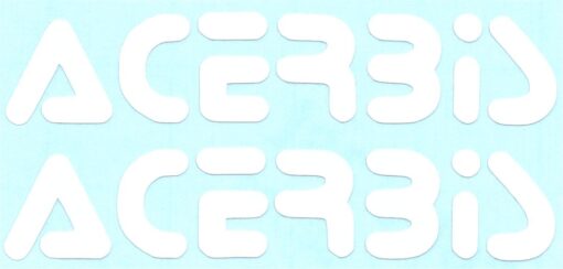 Acerbis losse letters sticker set