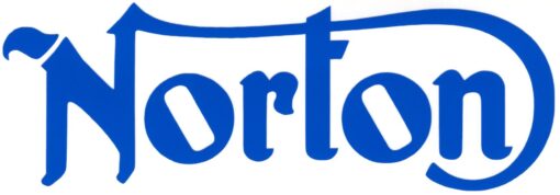 Norton-Aufkleber mit beweglicher Schrift