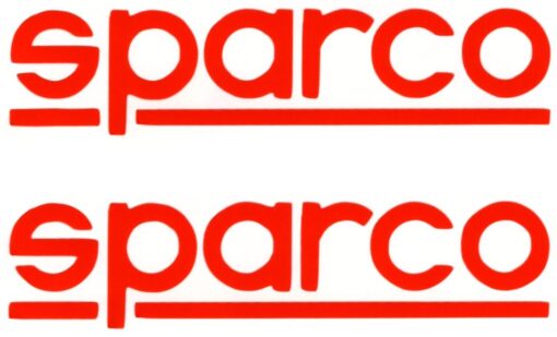 SPARCO losse letters sticker set