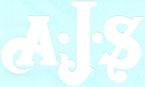 AJS sticker