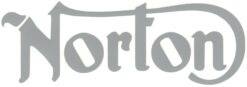 Norton-Aufkleber mit beweglicher Schrift