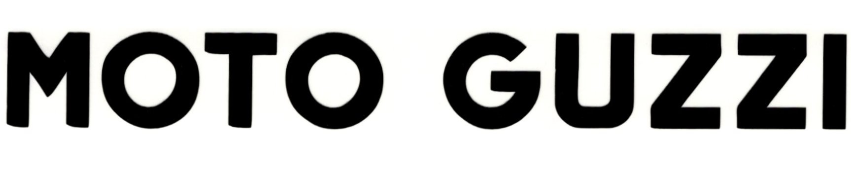 Moto Guzzi losse letters sticker
