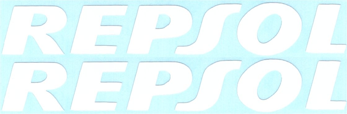 Repsol losse letters sticker set
