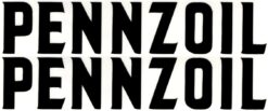 Pennzoil losse letters sticker set