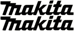 Set mit beweglichen Buchstabenaufklebern von Makita