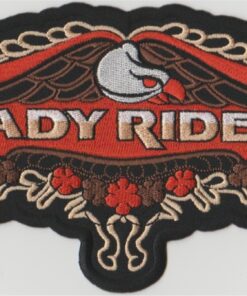 Lady Rider stoffen opstrijk patch