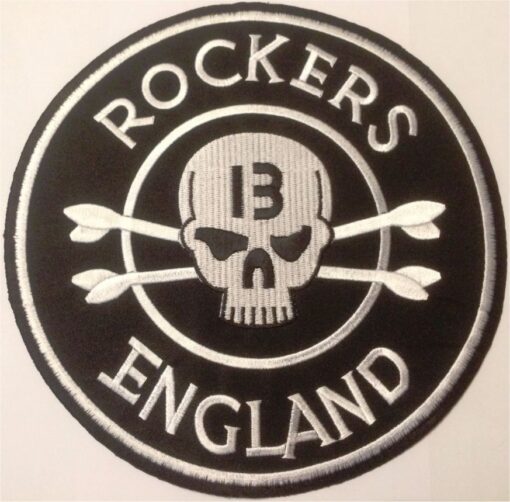 Rockers Angleterre 13 Applique fer sur Patch