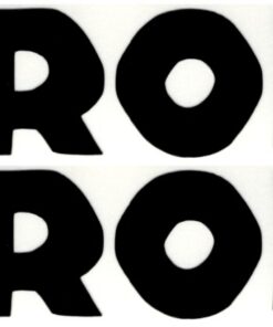 Ferodo losse letters sticker set