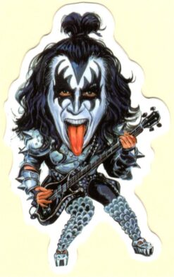 Kiss sticker