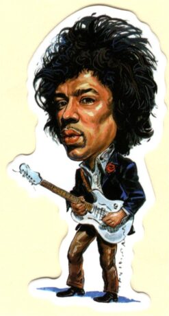 Jimi Hendrix sticker