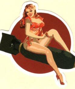 Sticker Pin Up Girl