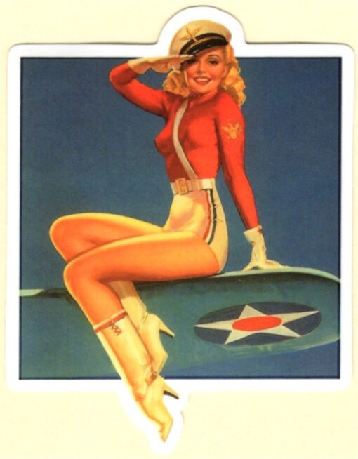 Sticker Pin Up Girl