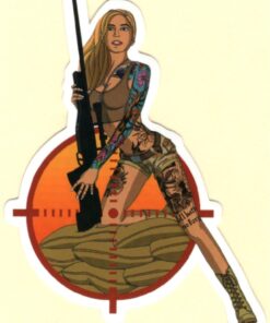 Sticker Pin Up Girl