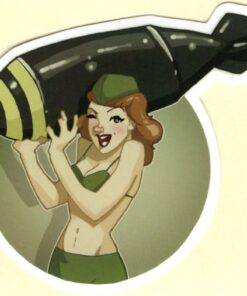 Sticker Pin Up Girl