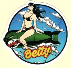 Pin Up Girl Betty sticker