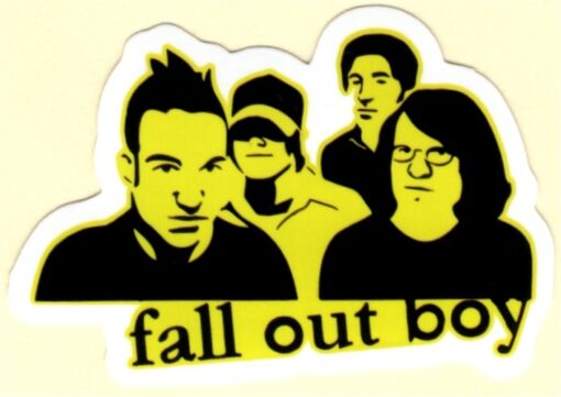 Aufkleber „Fall Out Boy“.
