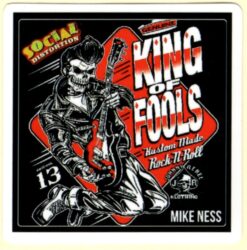 King of Fools Rock N Roll sticker