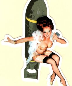 Sticker Pin Up Girl