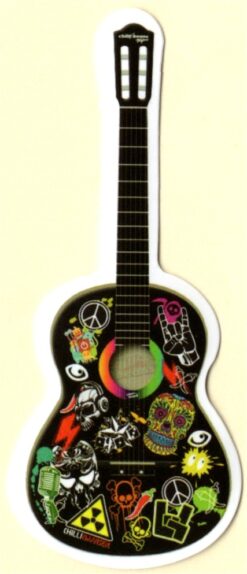 Gitaar sticker