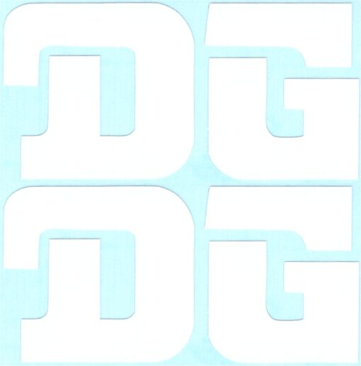 DG Racing sticker set
