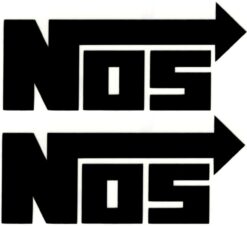 NOS, Nitrous Oxide Systems sticker set