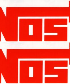 NOS, Nitrous Oxide Systems sticker set