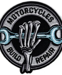 Moto Construire Réparation Applique Fer Sur Patch