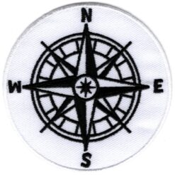 Kompas Compas stoffen opstrijk patch