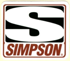 Simpson Racing-Aufkleber