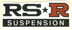 RSR Suspension sticker