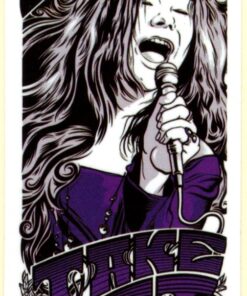 Sticker Janis Joplin Take it