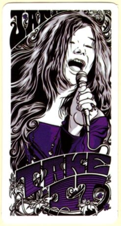 Janis Joplin Take it sticker