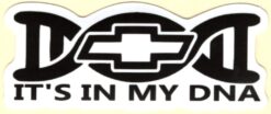 Chevrolet my DNA sticker